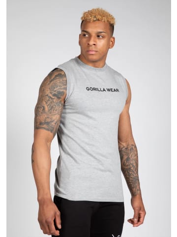 Gorilla Wear ärmelloses T-Shirt - Sorrento - Grau