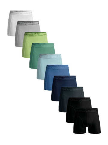 Muchachomalo 10er-Set: Boxershort in Mehrfarbig - für Herren