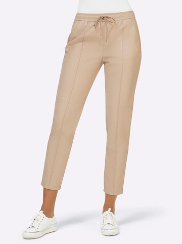 creation L Lederimitathose in beige