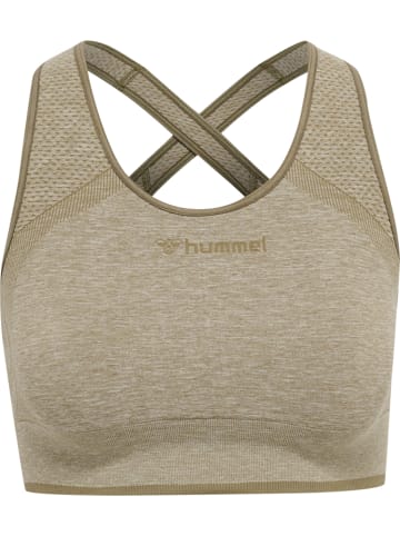 Hummel Hummel Top Hmlmt Multisport Damen Atmungsaktiv Schnelltrocknend Nahtlosen in VETIVER MELANGE