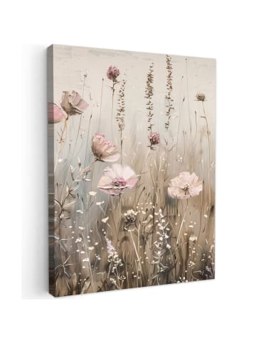 MuchoWow Leinwand bilder Blumenfeld (BxH)