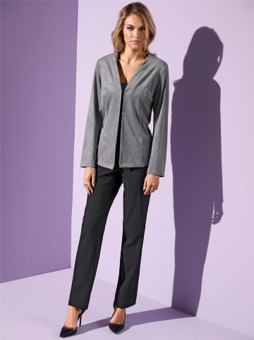 come on Hose in silbergrau-meliert