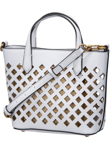 Guess Handtasche Aqua Mini Tote in White