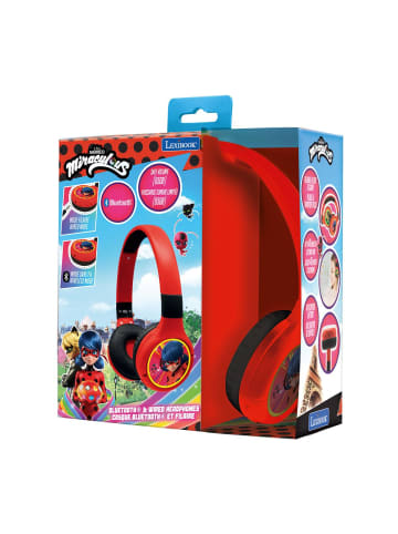 LEXIBOOK® Miraculous 2-in-1 Bluetooth® & Kabel-Kopfhörer faltbar