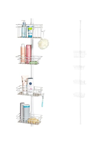 bremermann Teleskop-Badregal weiß