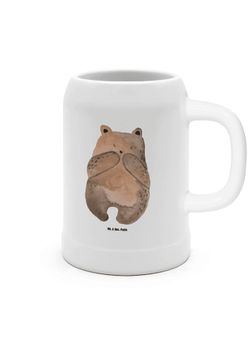 Mr. & Mrs. Panda Seidel Bär Verlust ohne Spruch in Weiß