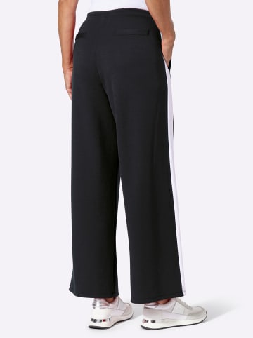WITT WEIDEN Jersey-Hose in schwarz-weiß