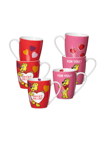Ritzenhoff & Breker 6er Set Becher Sweet Heart Haribo 360 ml bunt in bunt