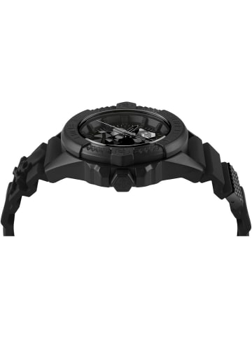 Philipp Plein Chronograph The $kull Schwarz in schwarz