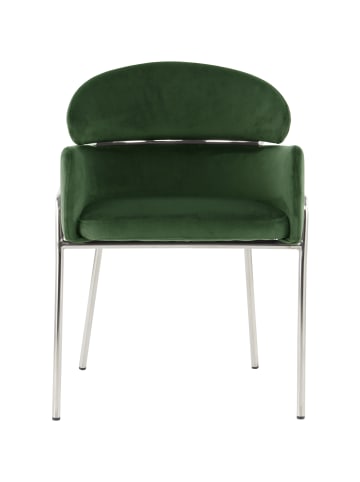 Kayoom Retro Stuhl Corey in grün - silber