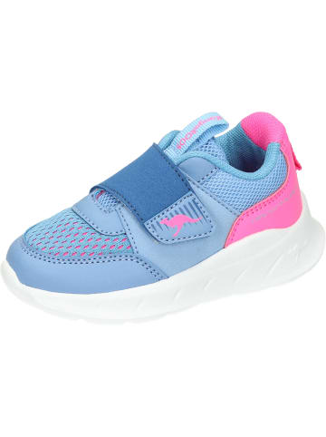 Kangaroos Sneakers Low in dusk blue/neon pink