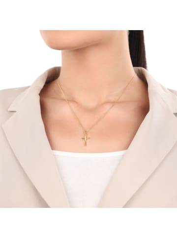 Amor Anhänger Silber 925, gelbvergoldet in gold