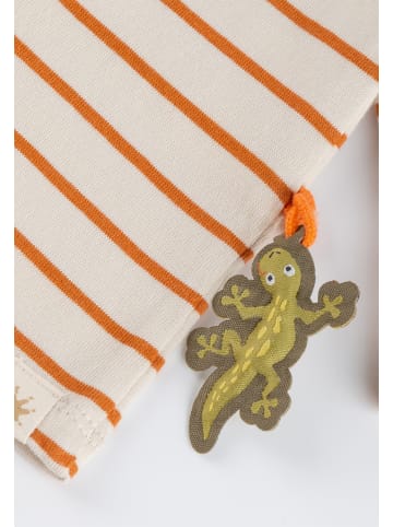 Sigikid Langarmshirt welcome to the jungle in Weiß/Terracotta