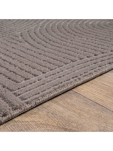 KADIMA DESIGN Teppichläufer Geometrisch Antirutsch pflegeleicht Wohnzimmer Flur in Beige