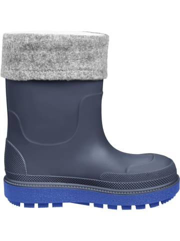 Playshoes Kinder Stiefel "Regenstiefel Mit Futter" in Blau