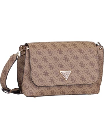 Guess Bodybag Meridian II Flap CB Logo in Latte Logo