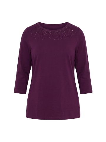 Ulla Popken Shirt in dunkle pflaume