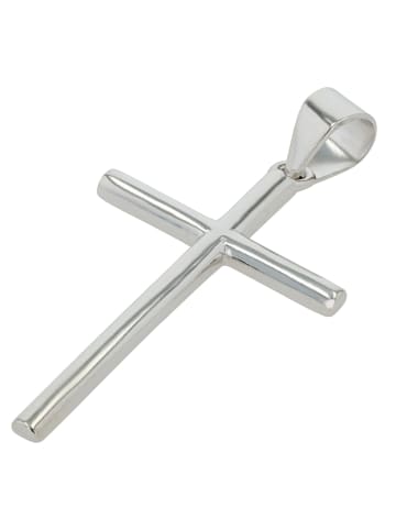 Adeliás Damen Anhänger – Kreuz Kreuzanhänger aus 925 Silber in silber