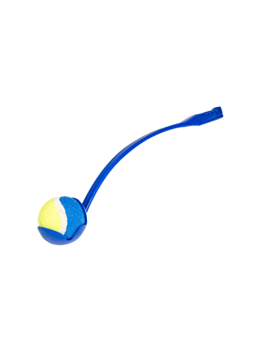Intirilife Hunde Ballschleuder Ballwurfstab in Blau