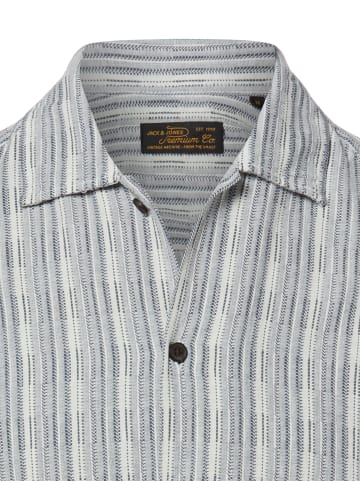 Jack & Jones Kurzarmhemd JPRBLutiago in indigo ecru