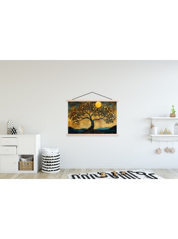 MuchoWow Poster mit Leiste Vollmond