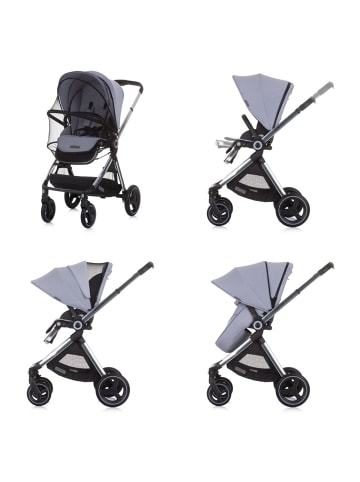 Chipolino Kinderwagen Elite 3 in 1 in grau