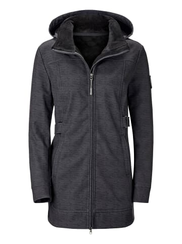 WITT WEIDEN Softshell-Jacke in dunkelgrau-meliert