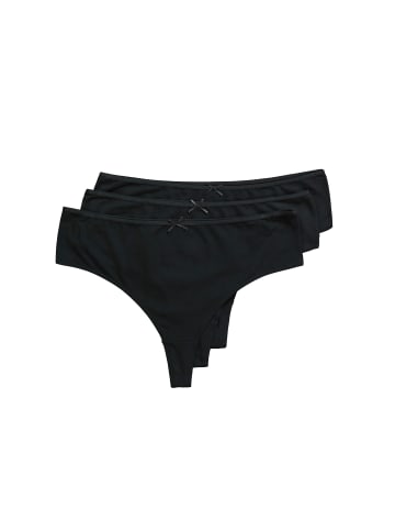 Ulla Popken String in schwarz