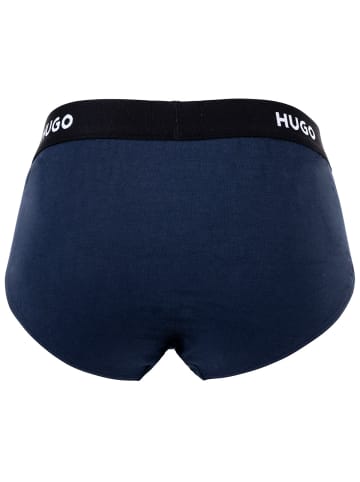 HUGO Slip 3er Pack in Blau