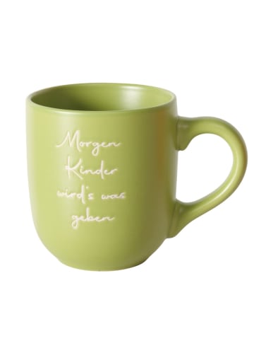 Boltze Weihnachtsbecher Lieder in grün