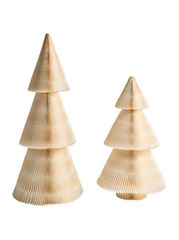 Beliani 2er-Set Dekofigur VEFSNA in Beige