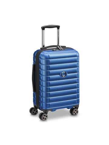 Delsey Shadow 5.0 4-Rollen Kabinentrolley 55 cm in blau