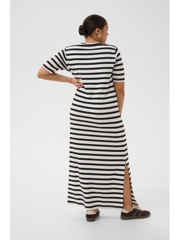 KAFFE curve Kleid KChellen Regular fit in Chalk/Black Stripes