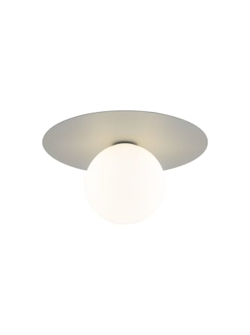 Licht-Erlebnisse Deckenlampe Ø 25 x (H)25 cm in Grau WeißGrau Weiß