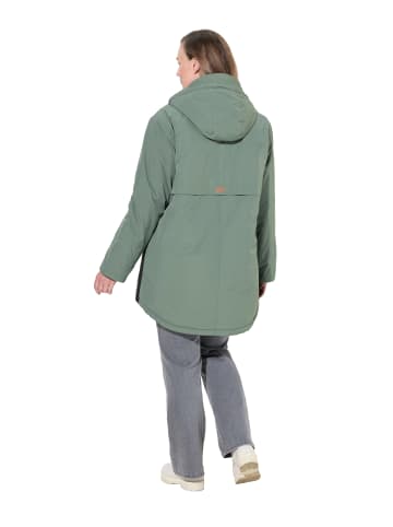 LAURASØN Funktionsjacke in grau grün