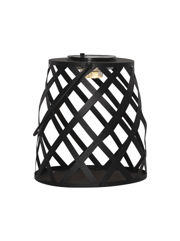 STAR Trading Solar Laterne Calabria 20 cm Schwarz – LED Laterne
