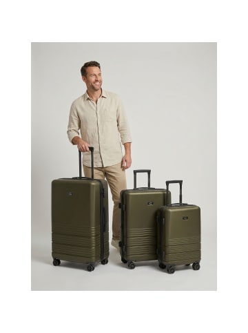 Camel Active Hanoi 4 Rollen Kofferset 3-teilig mit Dehnfalte in khaki