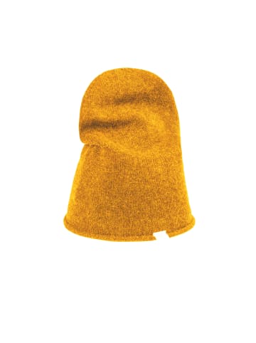 CASH-MERE.CH Bio Beanie in Senfgelb