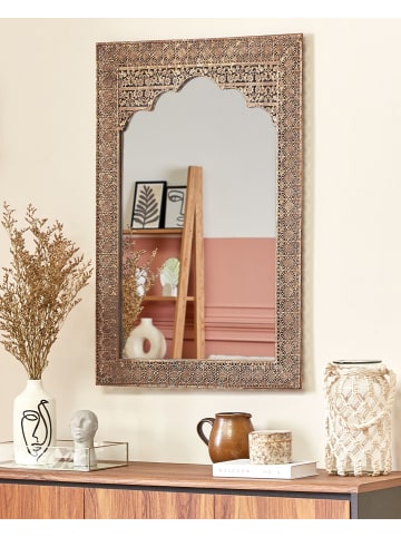 Beliani Wandspiegel PALI in Kupfer - (W) 60 x (H) 90 x (L) 2 cm