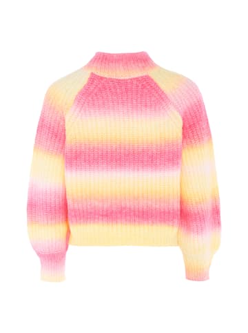 Usha Women Sweater in Lila Mehrfarbig
