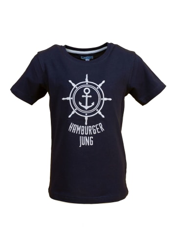 Salt and Pepper  T-Shirt Maritim in navy