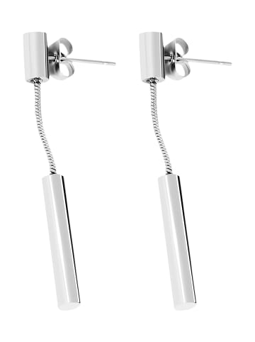 Adeliás Damen Ohrringe – Ohrstecker aus Edelstahl in silber