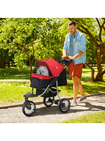 Pawhut Hundewagen 109,5L x 54,5B x 106,5H cm