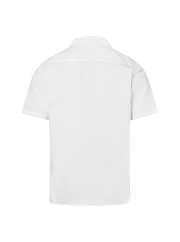 Nils Sundström Kurzarmhemd in ecru