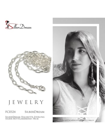 SilberDream Halskette Silber 925 Sterling Silber ca. 70cm