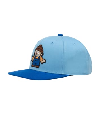 Logoshirt Snapback Cap Mainzelmännchen - Anton - Eis in hellblau-blau