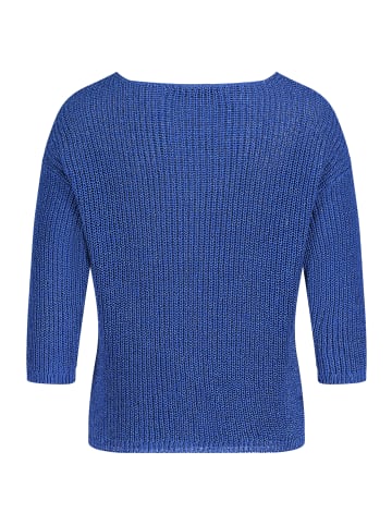 Betty Barclay Basic-Strickpullover mit Rippenstruktur in Adria Blue