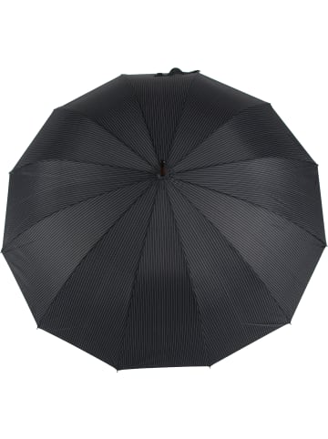 COFI 1453 Stockregenschirm Stockschirm Regenschirm Holzgriff mit in Gepunktet