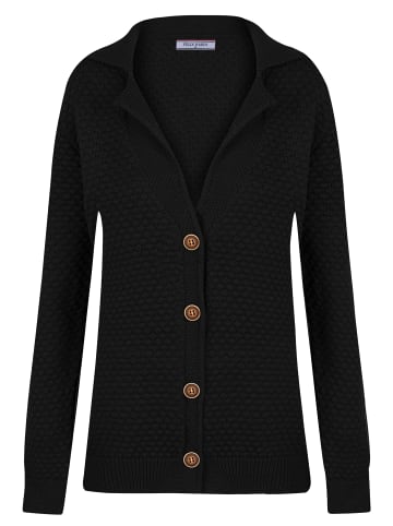 Felix Hardy Strickjacke in Schwarz