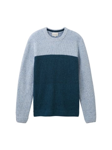 Tom Tailor Pullover NEP STRUCTURED in Blau